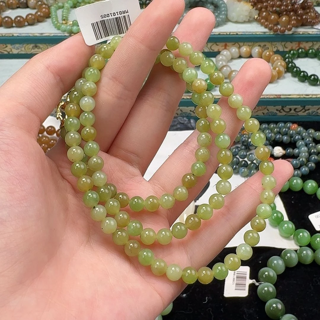 和田玉手串未镶嵌