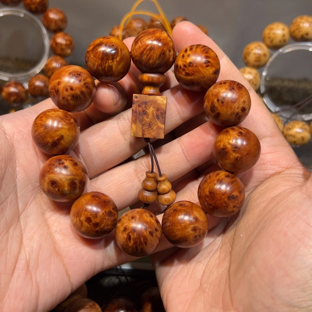 手串/手链柏木（崖柏）2.0陈化红油入门级瘤疤手串