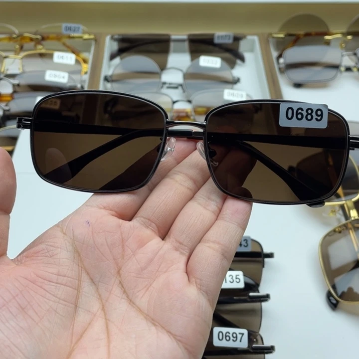 茶水晶全框眼镜 0689