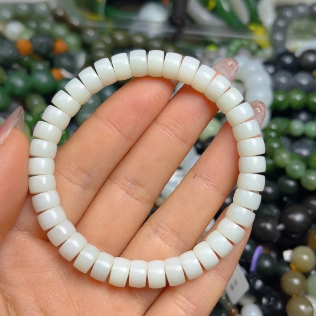 和田玉未镶嵌手链