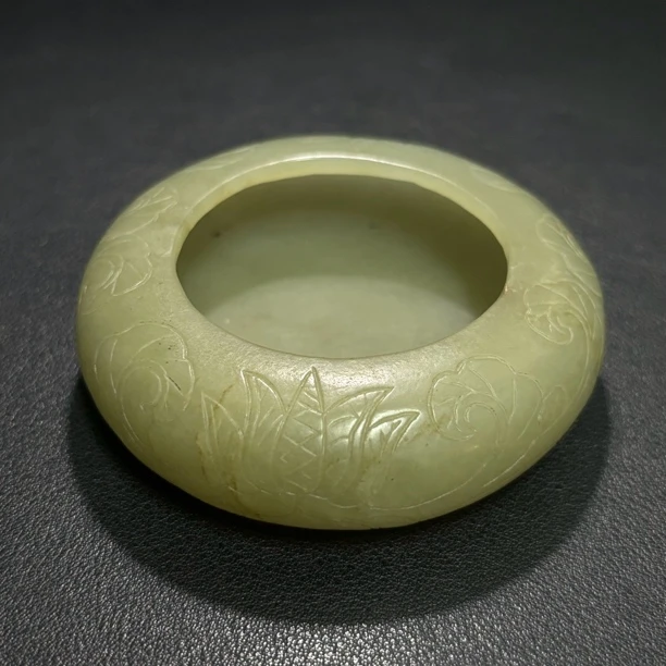 清代和田玉玉笔洗/古67913