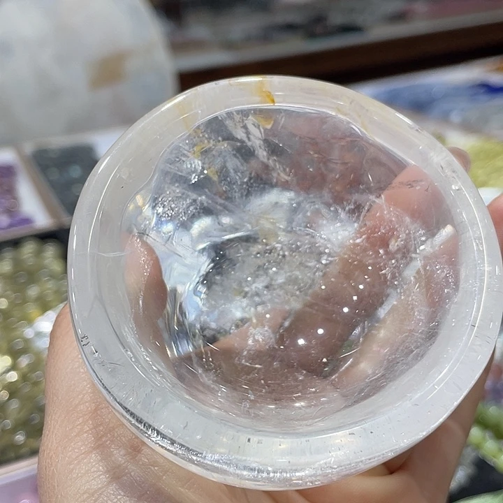 未镶嵌水晶珠宝半成品碗水晶