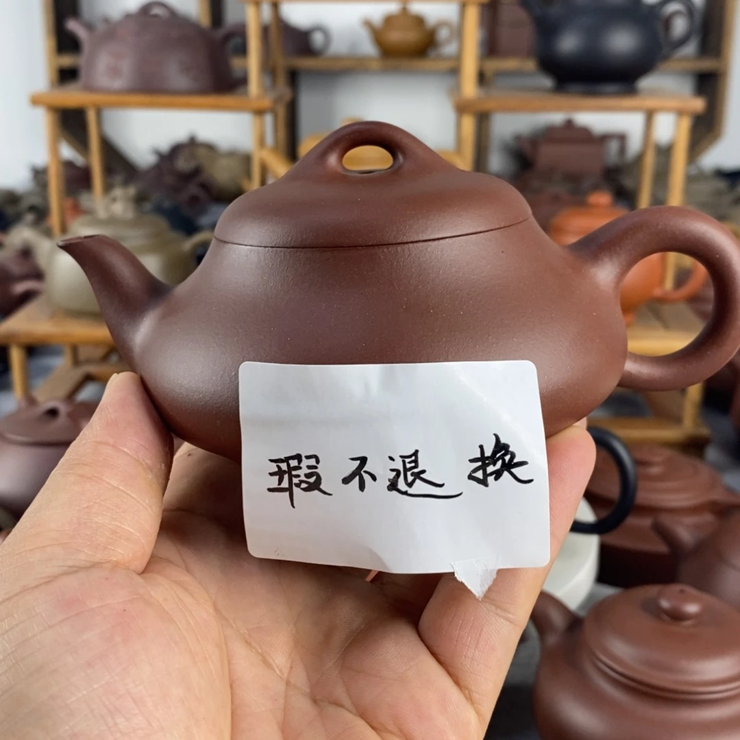 茶壶紫砂红皮龙汉棠