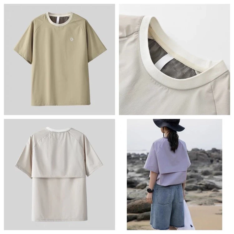 MIN SAN JIN时尚休闲款速干四面弹T恤QLJ-81376CS