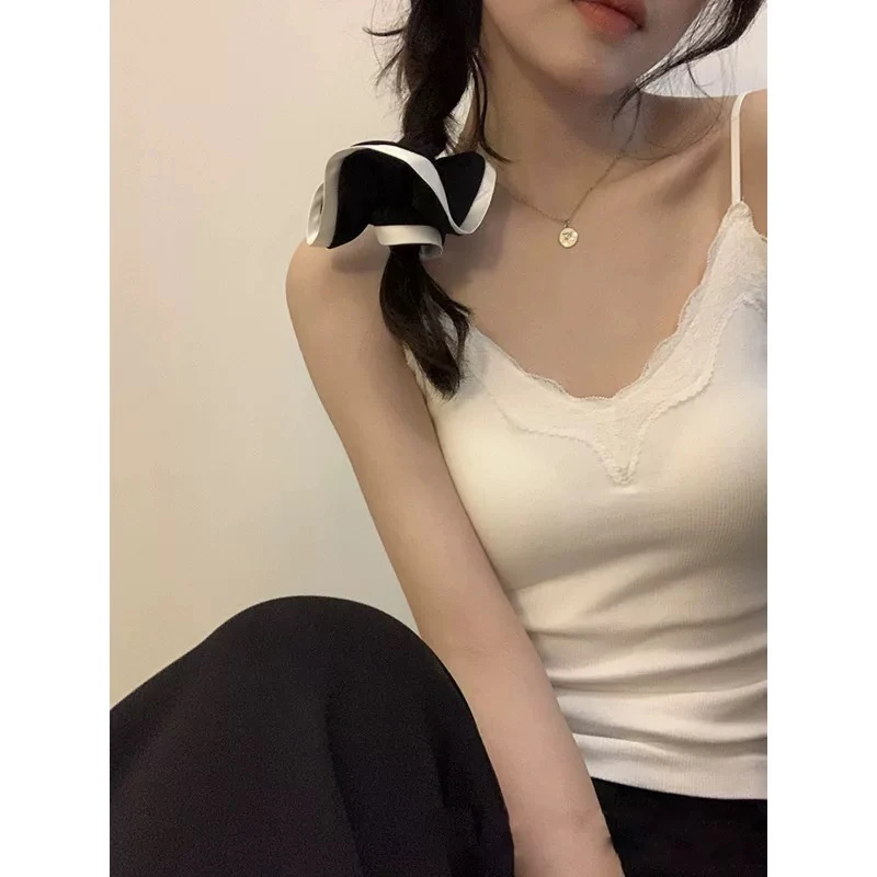 （刘敏服装）5859新款吊带美背蕾丝带胸垫