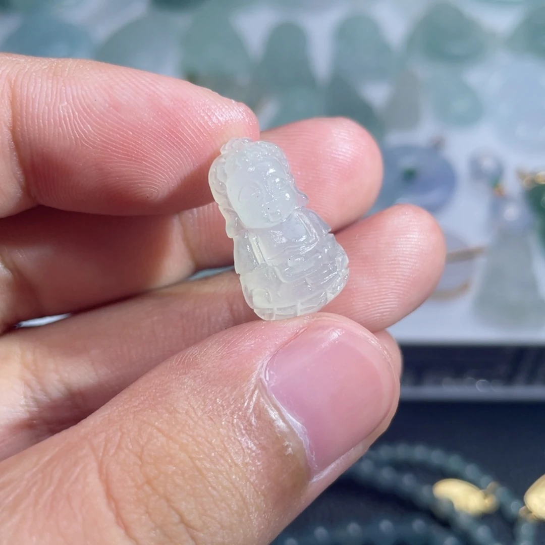 未镶嵌定制翡翠宝宝佛