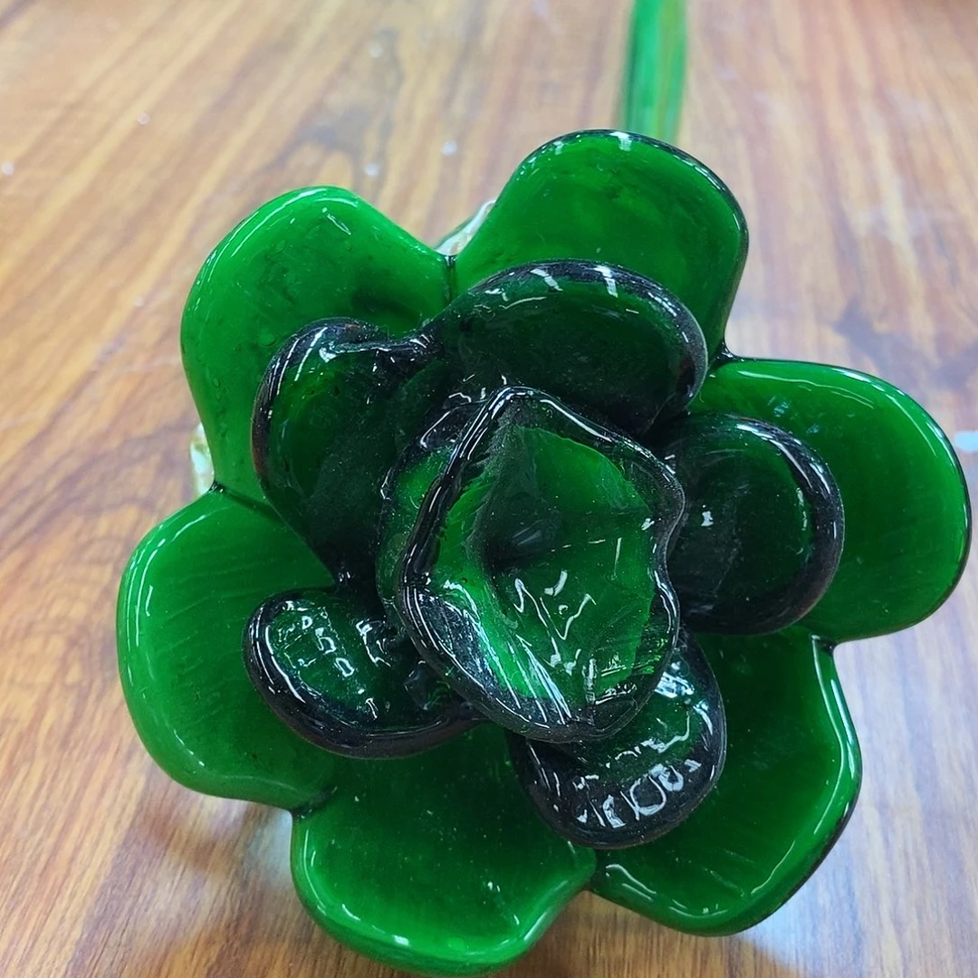 琉璃牡丹花纯手工