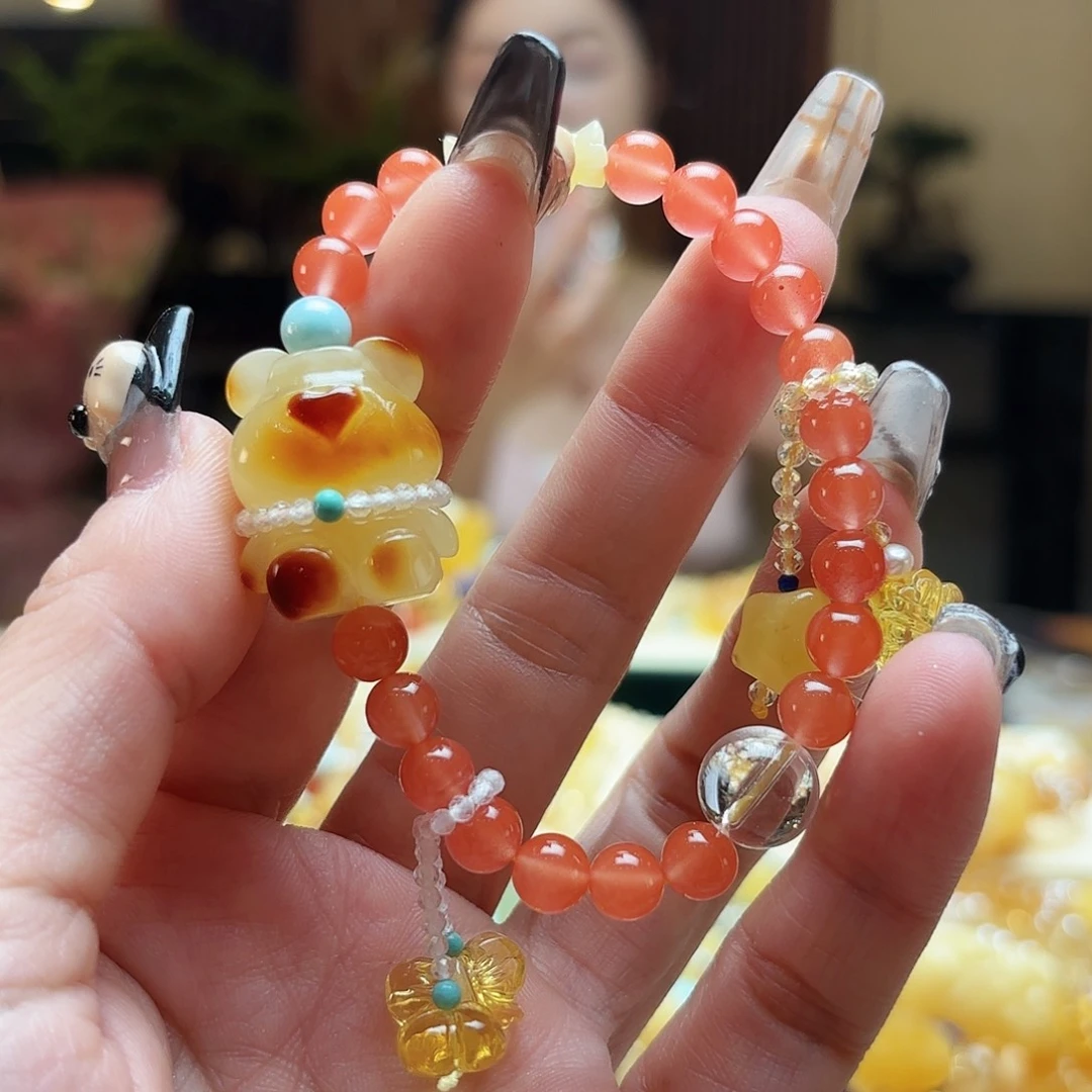 琥珀手链未镶嵌琥珀