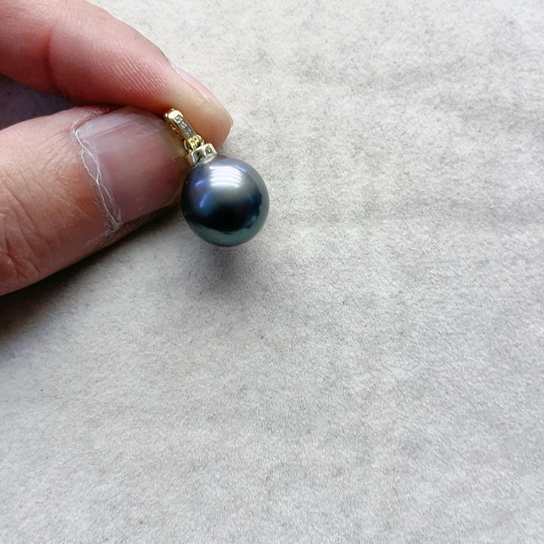 海水珍珠颈饰银S925镶嵌