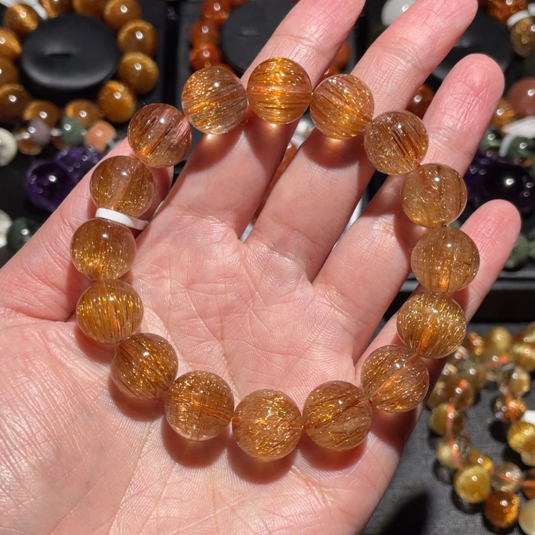 水晶手链未镶嵌铜顺发14mm