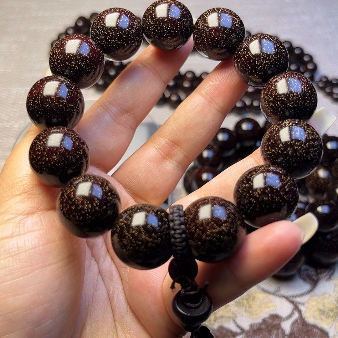 檀香紫檀（小叶紫檀）1.8 13颗爆星