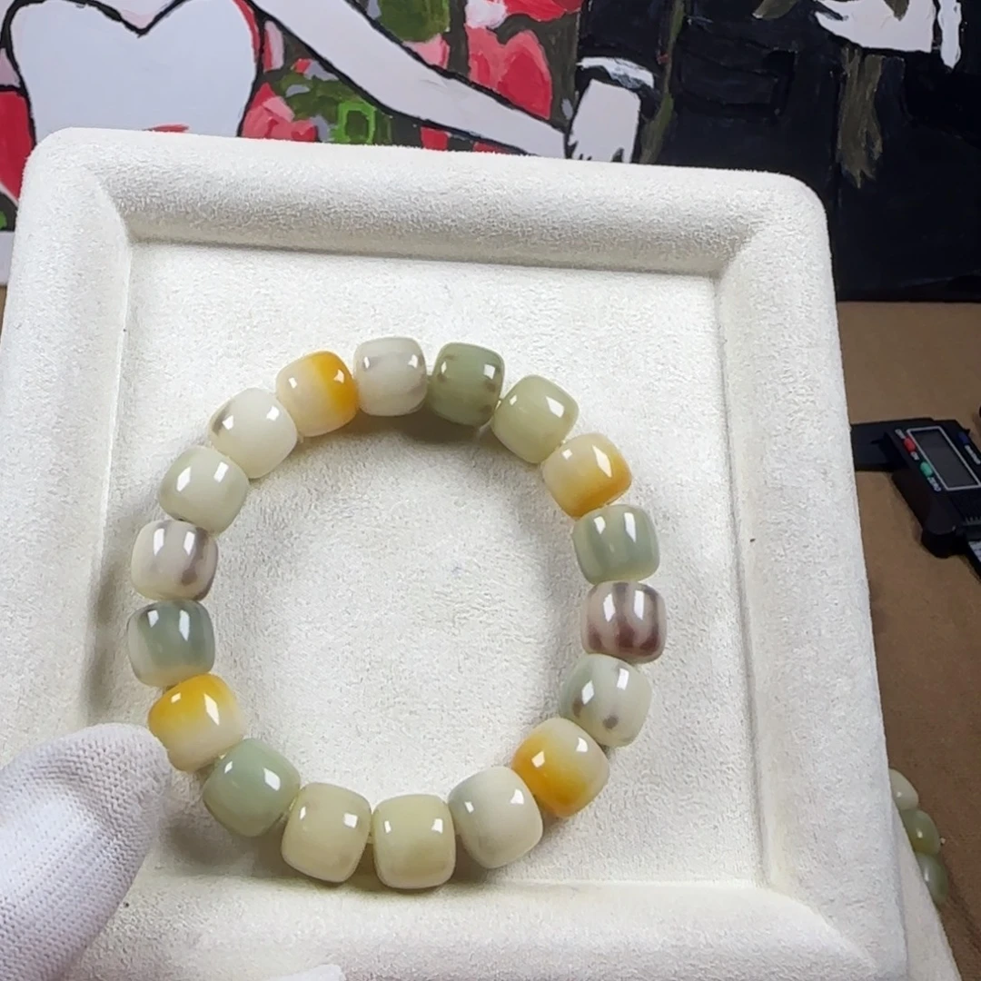 菩提根/象牙果吊坠松绿