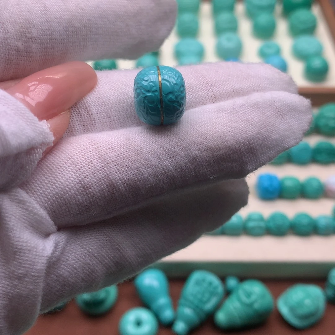 原生态散珠配饰汉堡珠卡12+