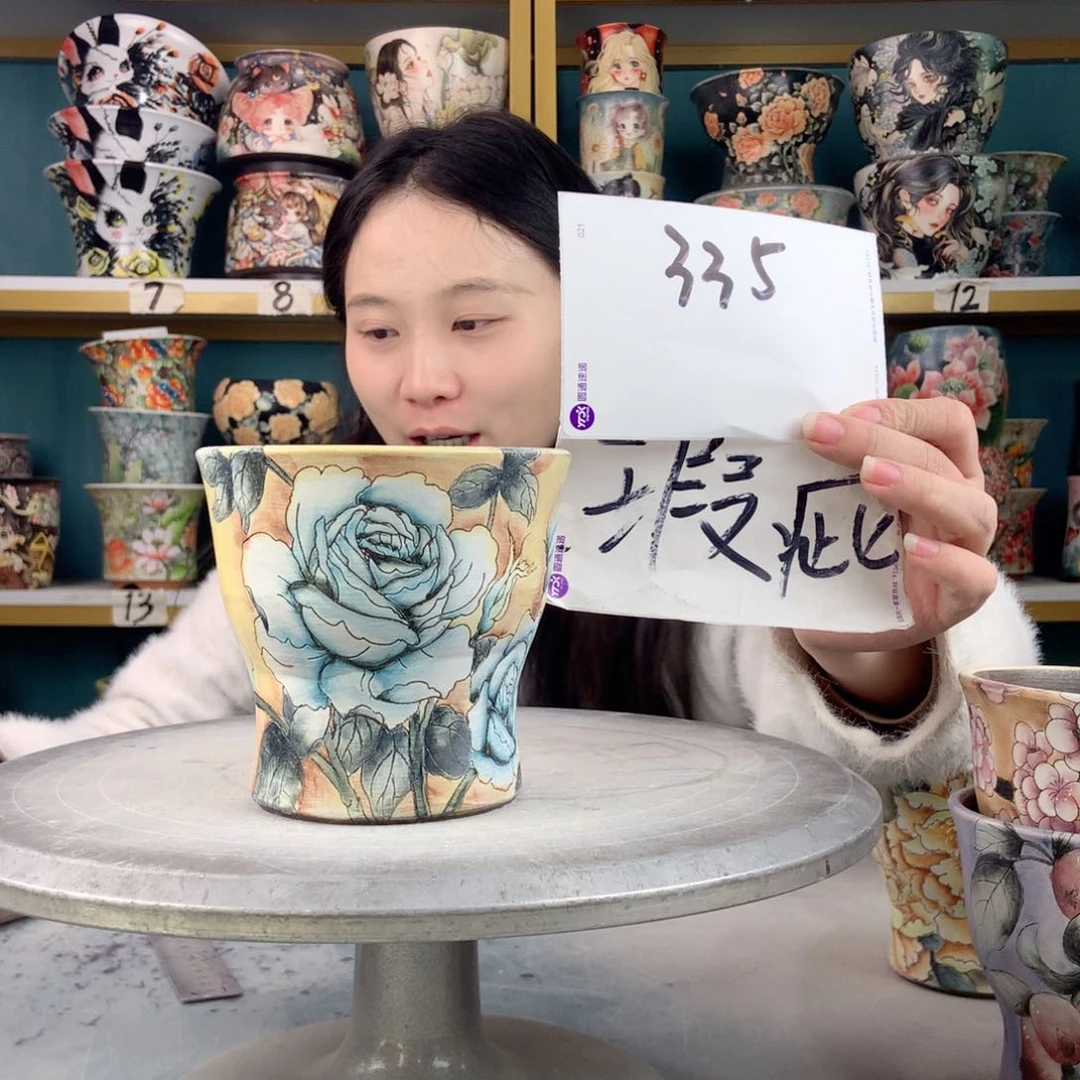 罐景德镇手工瑕疵335