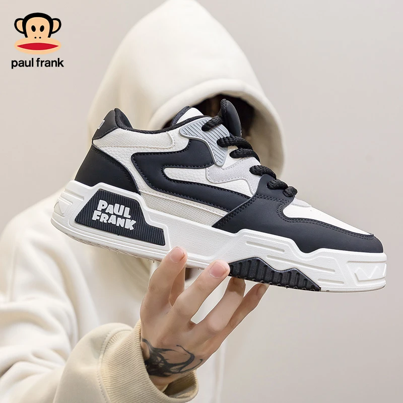 大嘴猴男鞋2025秋季新款潮流百搭厚底增高板鞋学生潮鞋韩版低帮鞋