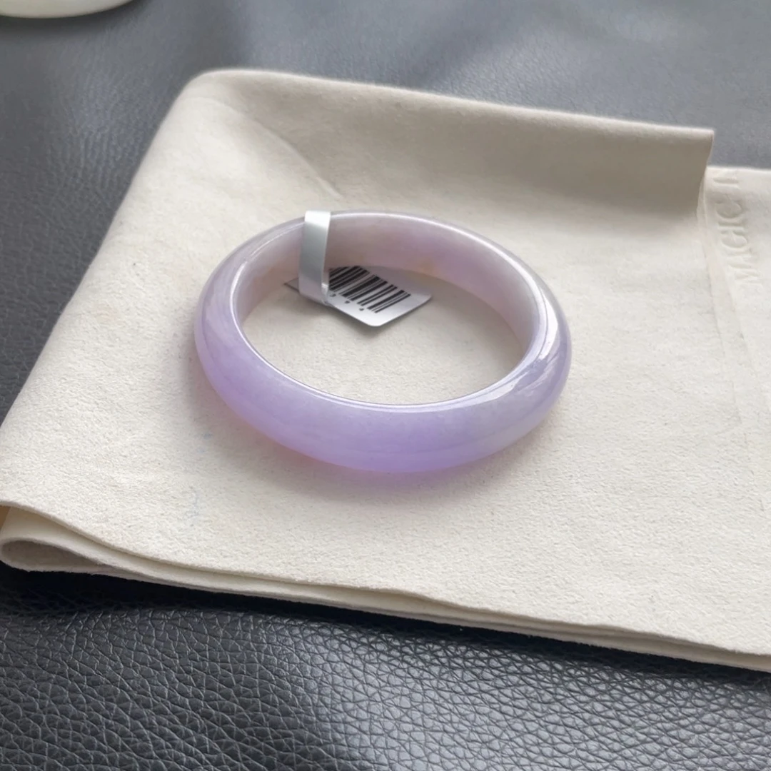 翡翠未镶嵌手镯棉线56