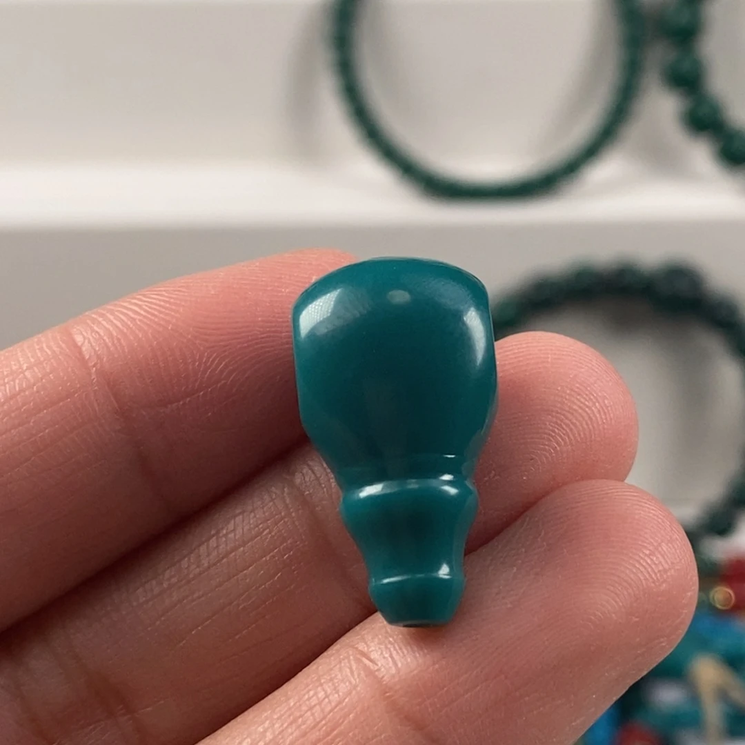 琉璃颈饰尼****停秦古蓝三通