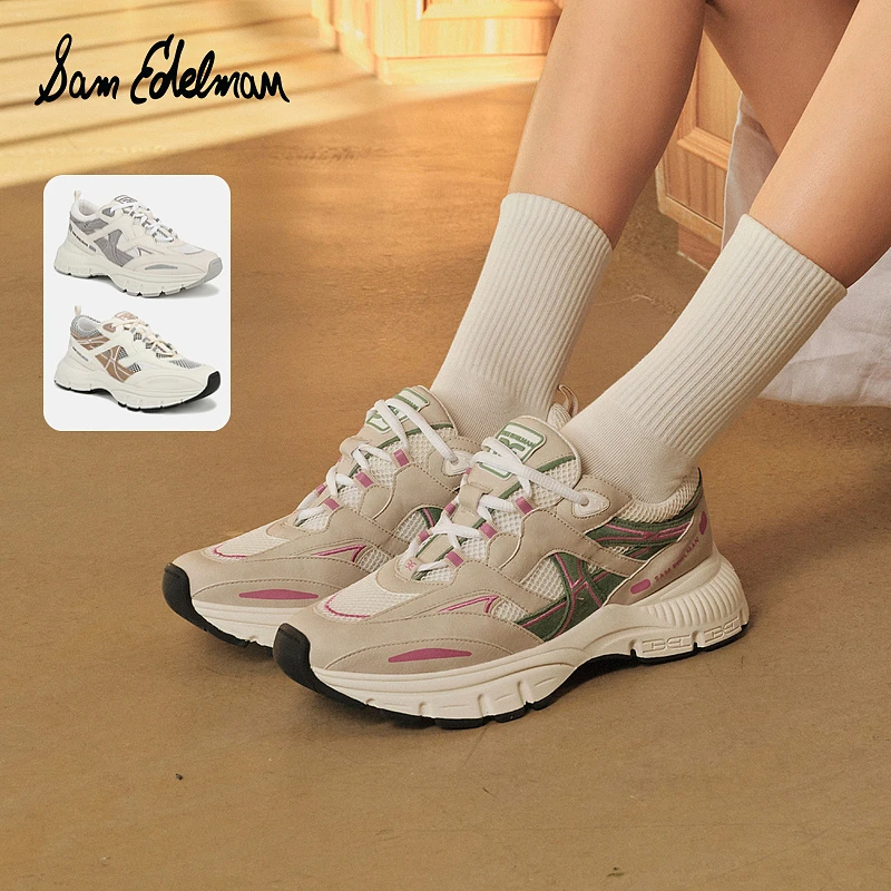 SAM EDELMAN山姆爱德曼2025春新厚底女老爹网面透气休闲鞋PYPER