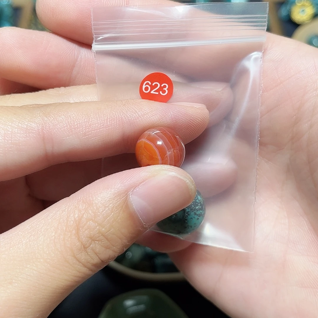 D***o未镶嵌圆珠桶珠老型手串！！玛瑙/玉髓