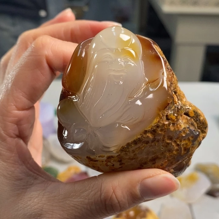 玛瑙/玉髓吊坠(不含链)未镶嵌