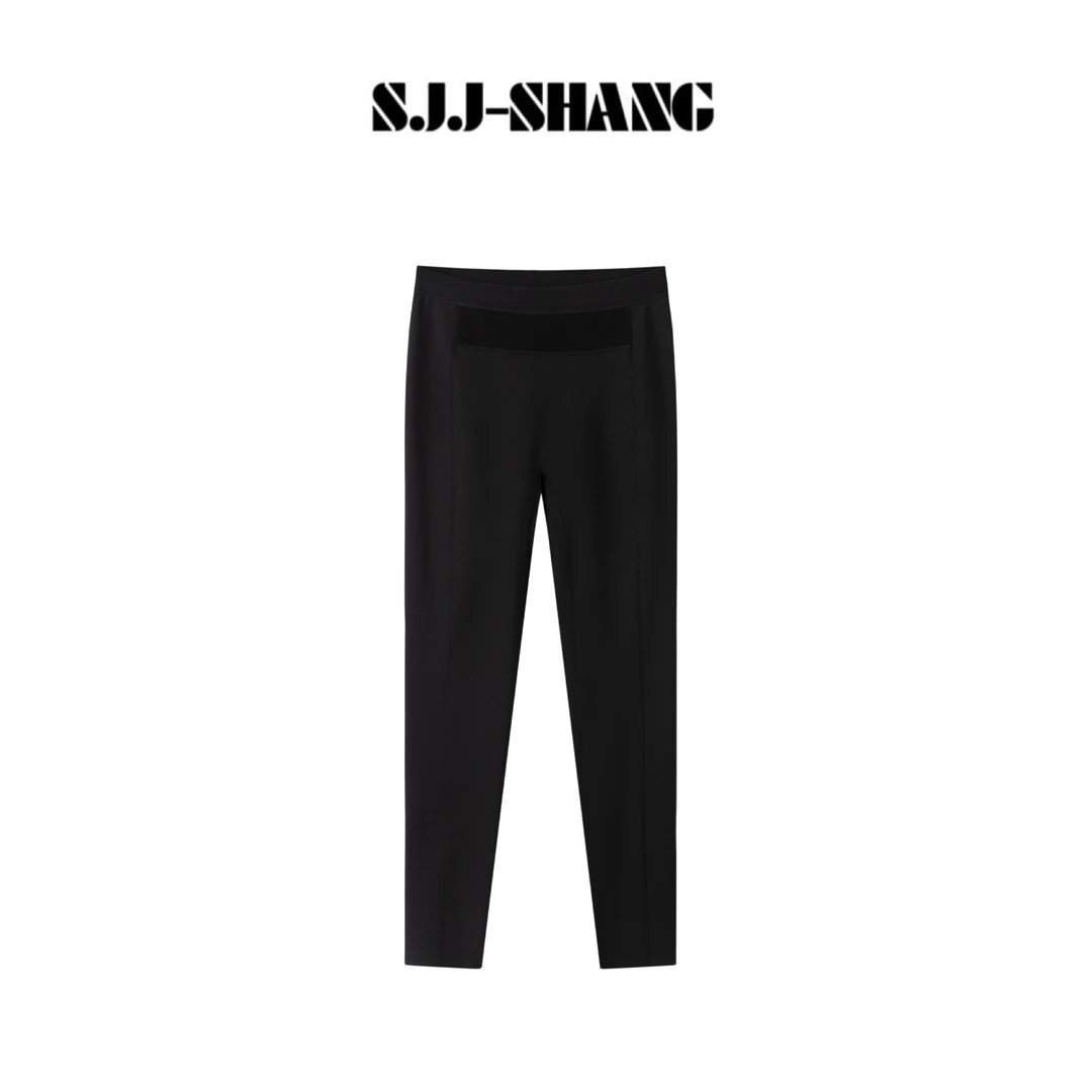 SJJ-SHANG【云线】神裤系列3D立体高弹无骨缝肤感打底裤q135200p