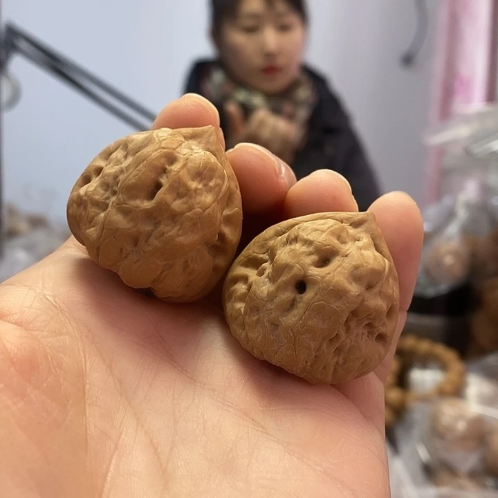 文玩核桃把件36古蝉