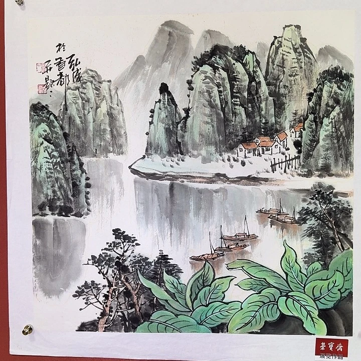 国画吕俊成国画作品原作