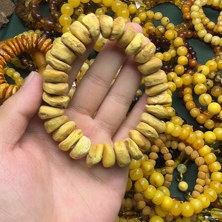 琥珀未镶嵌珠宝奇石