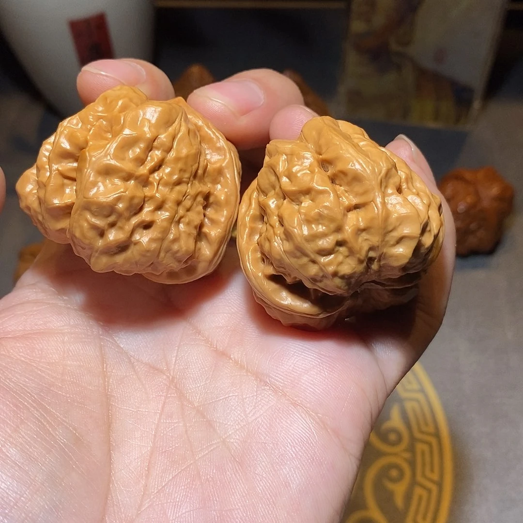 把件文玩核桃全品无修42尺怀柔蛤蟆头