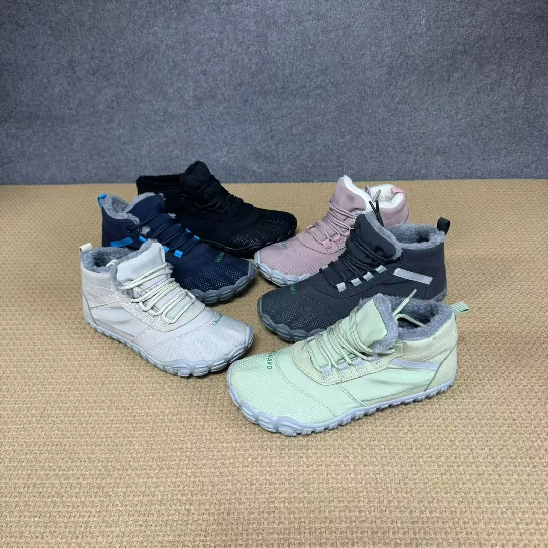 （石头鞋屋）欧洲爆火冬季加绒赤足鞋