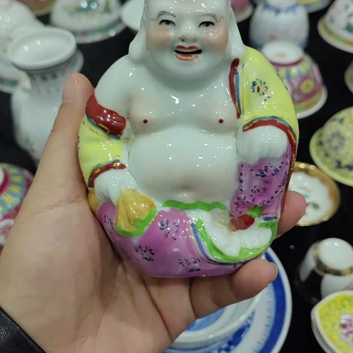 瓷景德镇小佛像一个