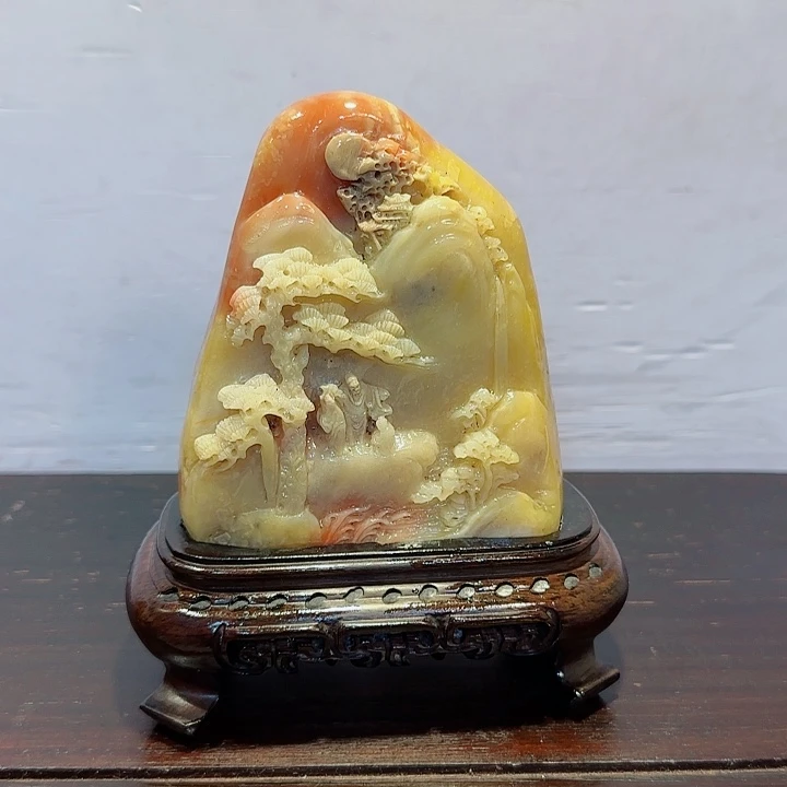 梦***6寿山石寿山石摆件精品