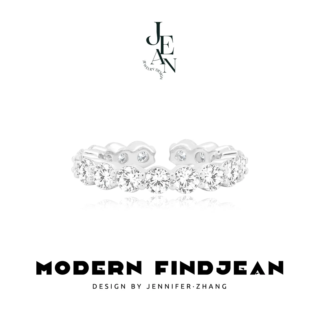 铜合金戒指 8356【星环】时尚简约｜尾戒简约小众高级感ins设计感