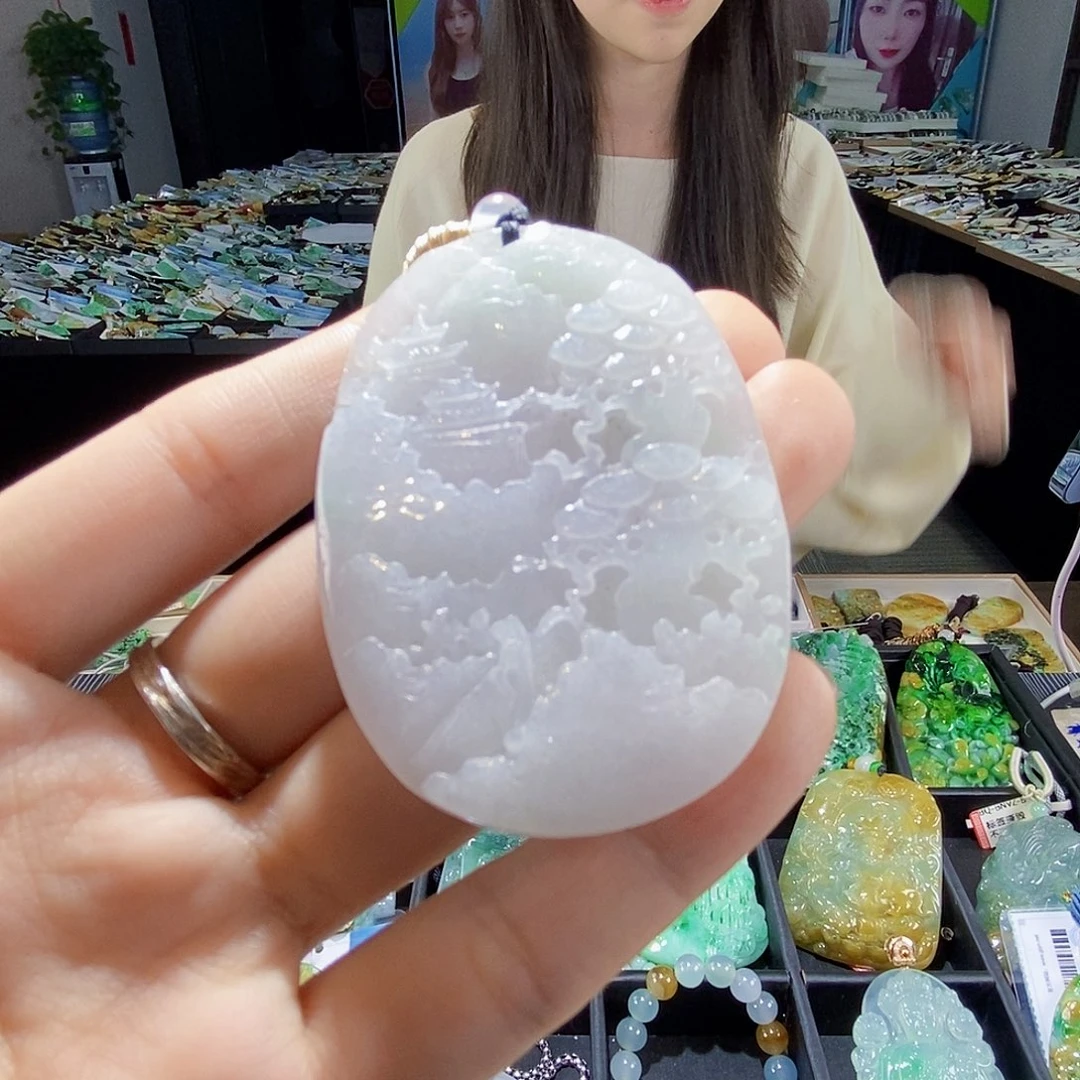 颈饰未镶嵌翡翠翡翠