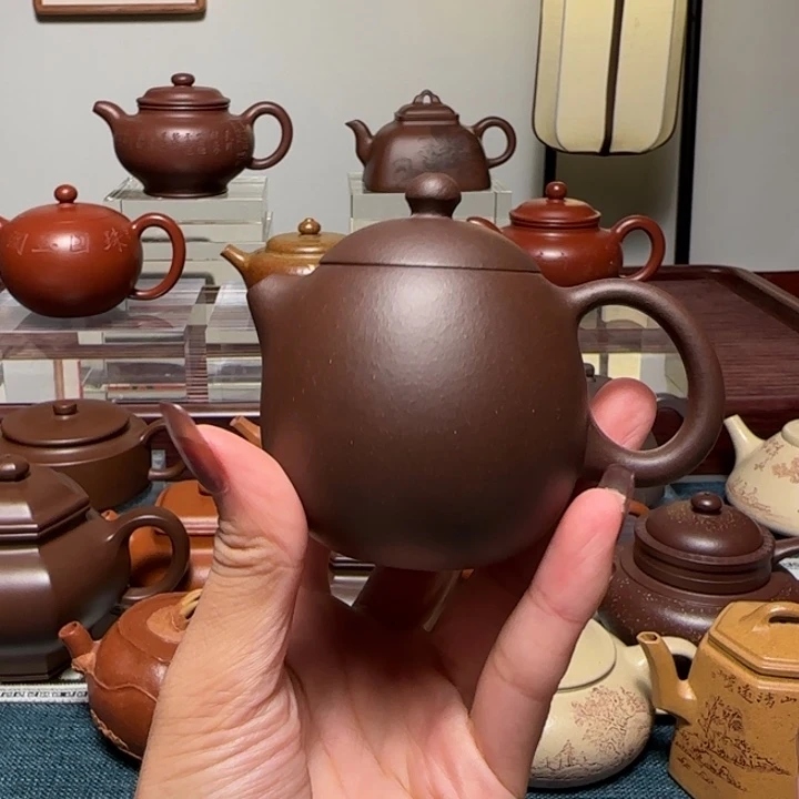 茶壶紫砂无证书清仓款紫泥小品 120cc