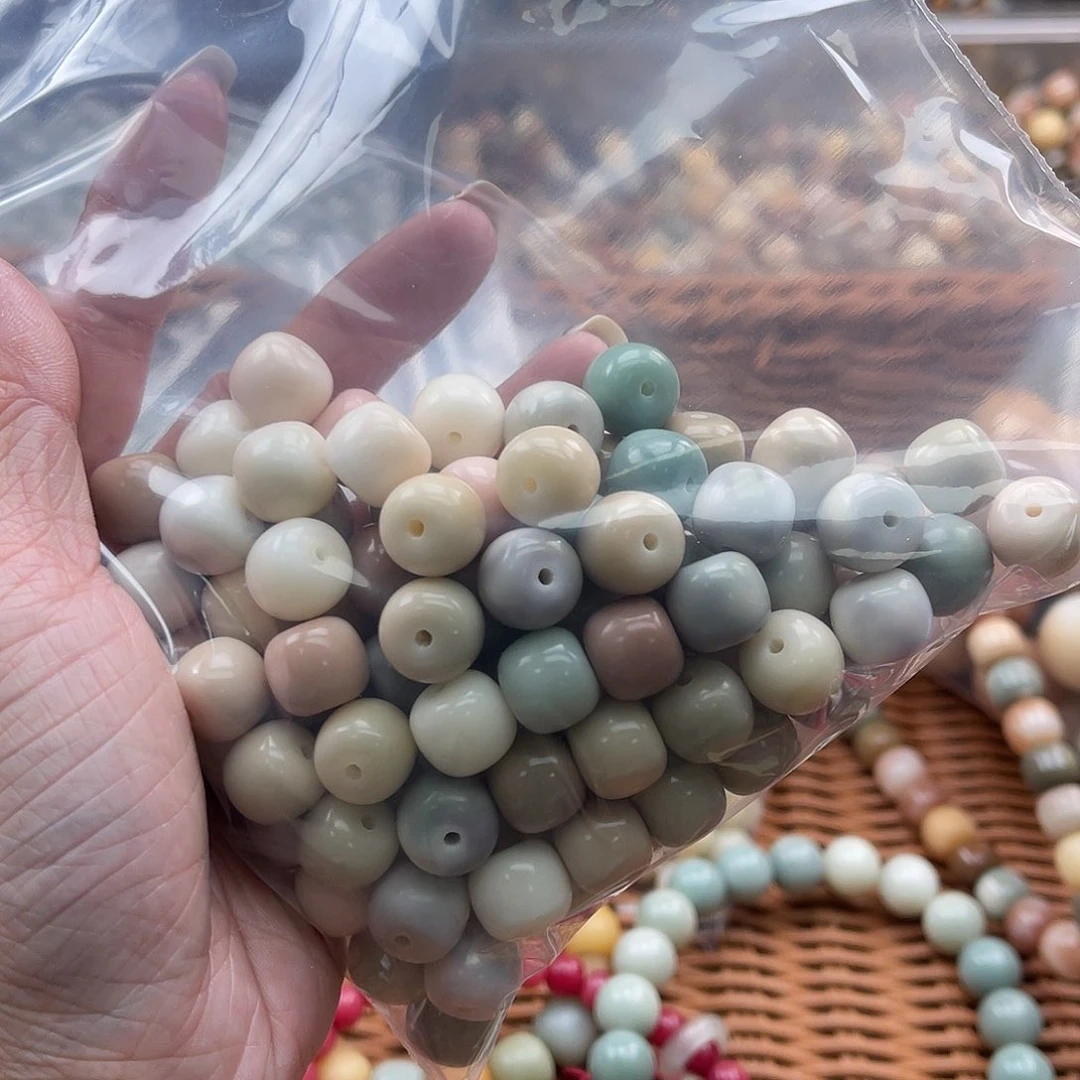 白玉菩提吊坠C/12mm/60颗锅底