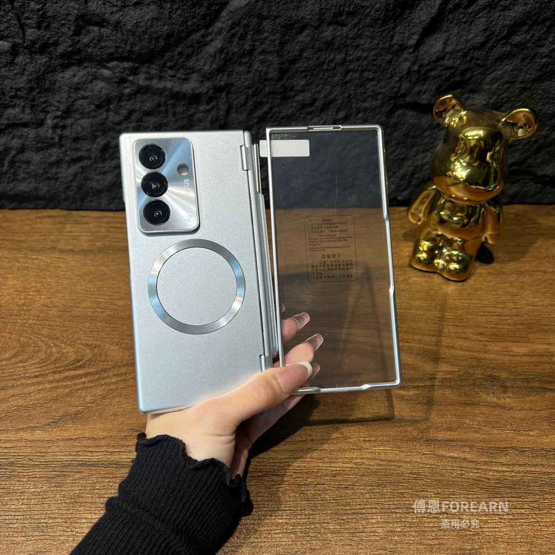 适用于三星Fold7手机壳带笔折叠屏fold6新款保护套磁吸zfold7全包