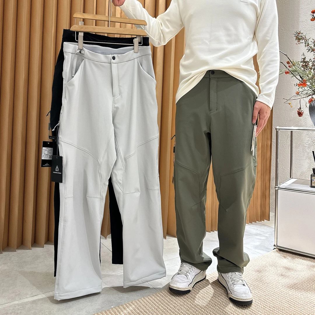 【褚培培自制】CHUPEIPEI/秋冬加厚工装风男装休闲直筒时尚百搭裤