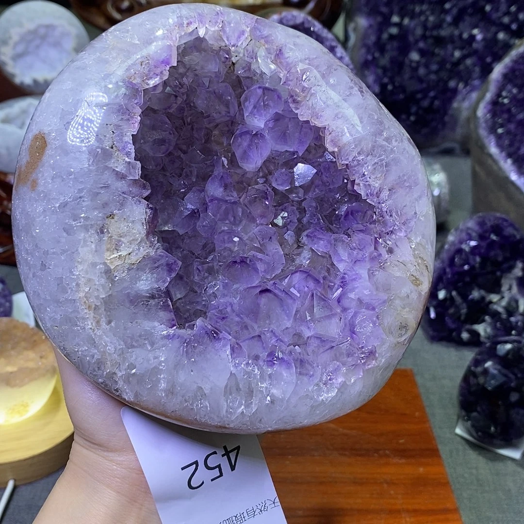 珠宝半成品紫晶未镶嵌