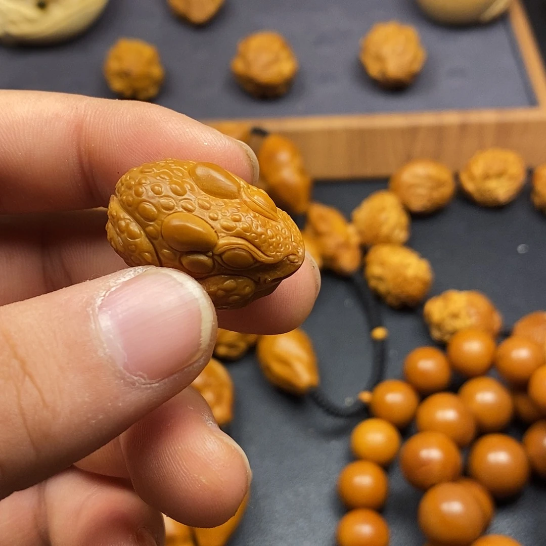 橄榄核手串/手链运*.金蟾单子