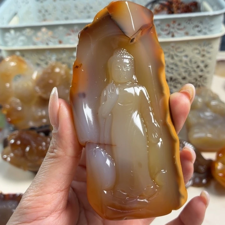 玛瑙/玉髓未镶嵌吊坠(不含链)