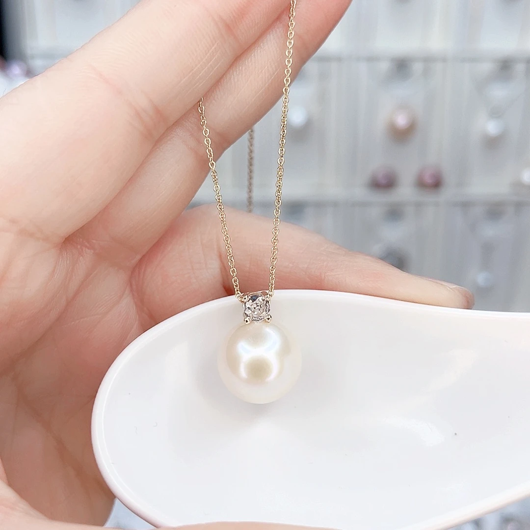 合金吊坠(赠链)淡水珍珠