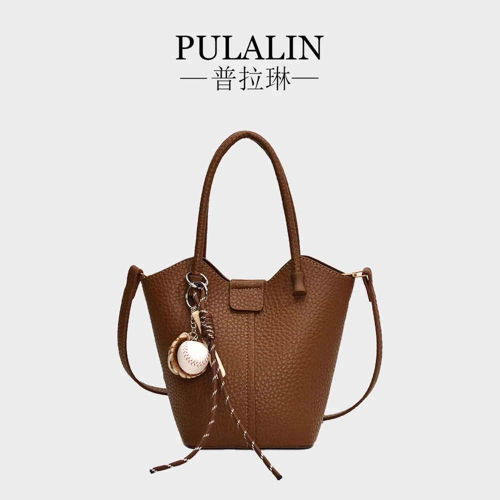 【工厂直销】（赠小包）水桶包单肩斜挎时尚新款百搭网红爆款子母9652