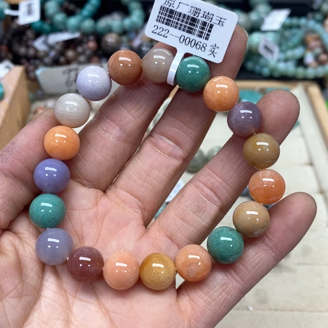 硅化珊瑚(珊瑚玉)手链未镶嵌阿*282
