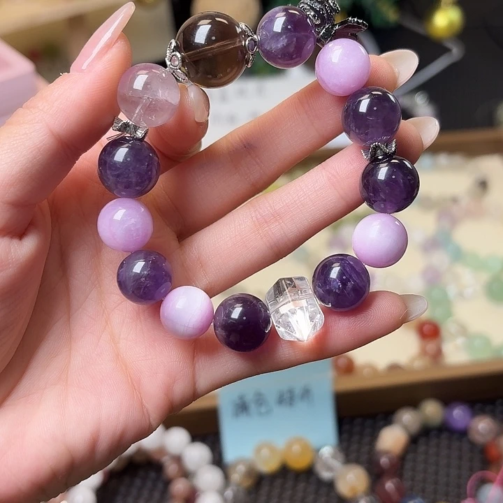 未镶嵌水晶手链紫水晶