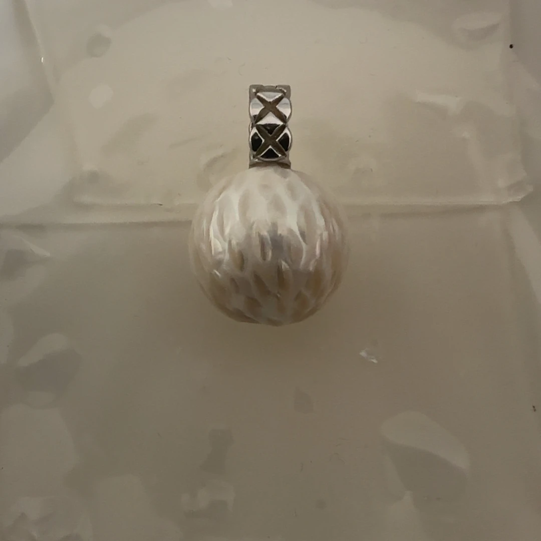 淡水珍珠银S925镶嵌颈饰