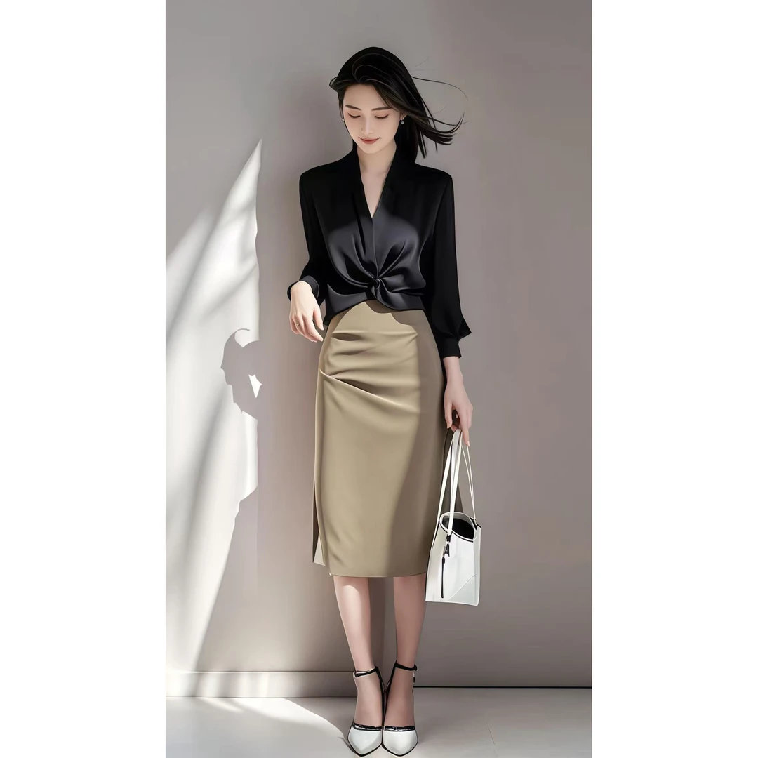 高端轻奢职场通勤衬衫女夏季设计感小众法式轻熟风显瘦百搭上衣潮