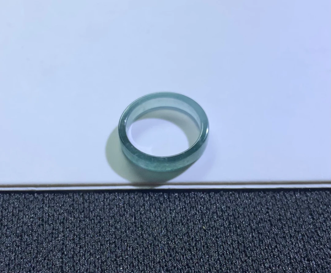 危地马拉冰蓝跑环甜甜圈裸石diy手绳手链脚绳未镶嵌锁骨链