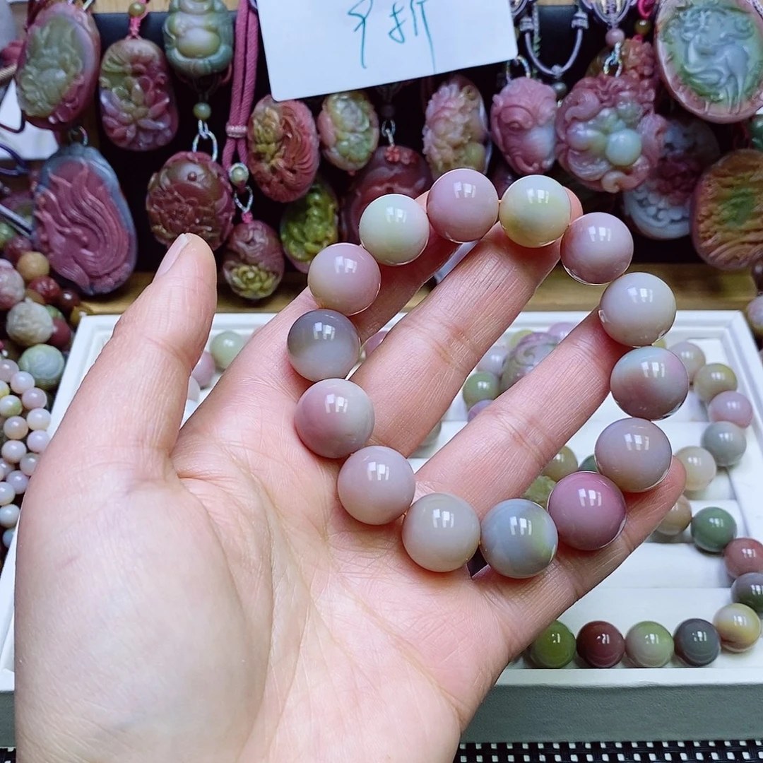 玛瑙/玉髓盐源玛瑙手串未镶嵌