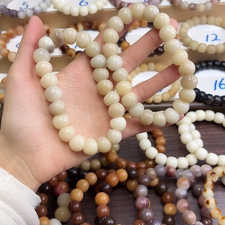 手串菩提根/象牙果卡14蒜瓣琉璃盏